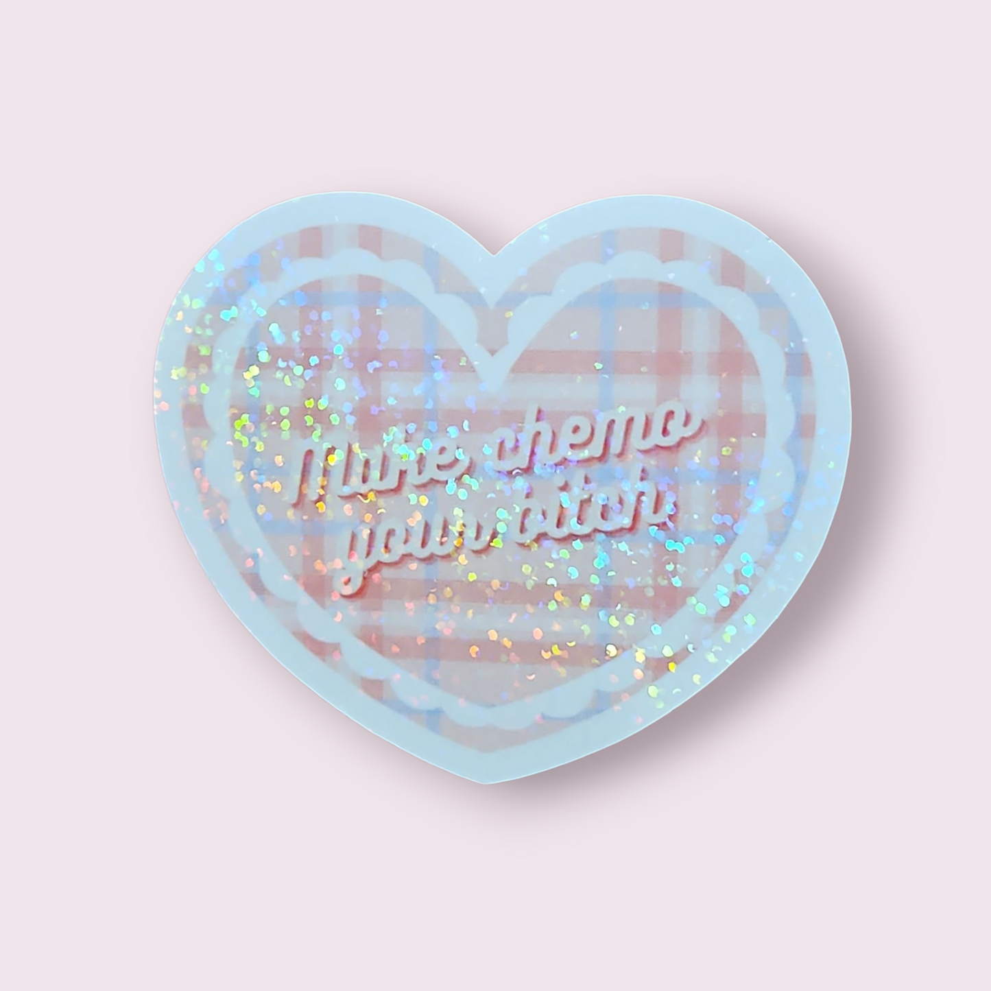 Cancer Sucks Heart Stickers