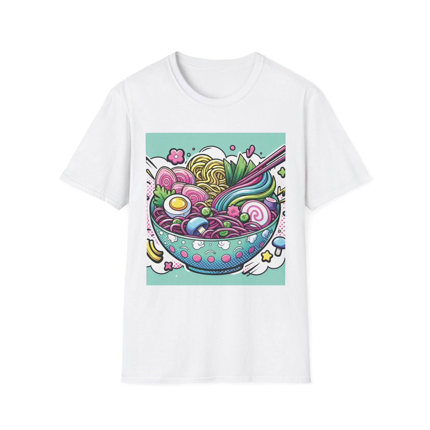 Kawaii Pastel Ramen Unisex Softstyle T-Shirt