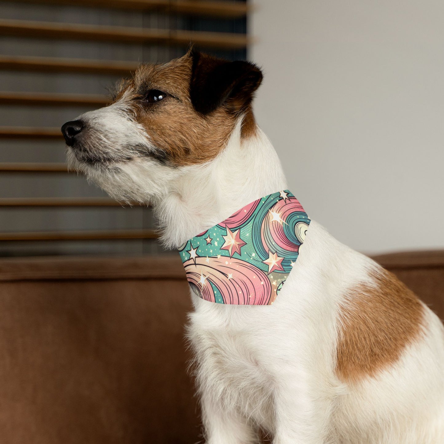 Kawaii Pastel Swirl Pet Bandana