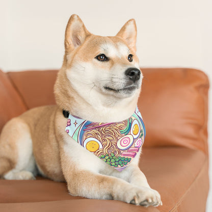 Kawaii Pastel Ramen Pet Bandana Collar