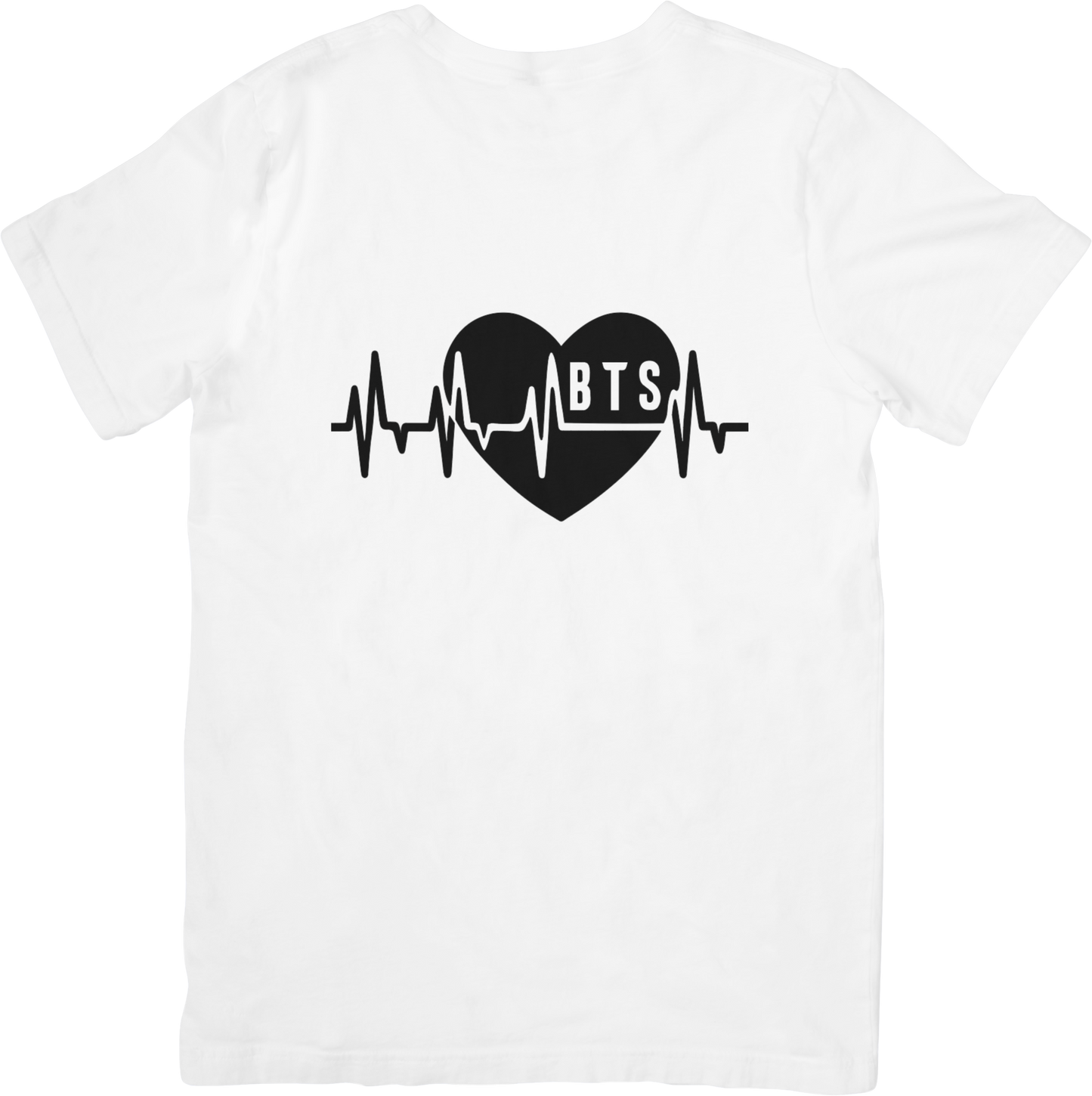 Kpop BTS Heart Beat short sleeve shirt.