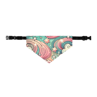 Kawaii Pastel Swirl Pet Bandana