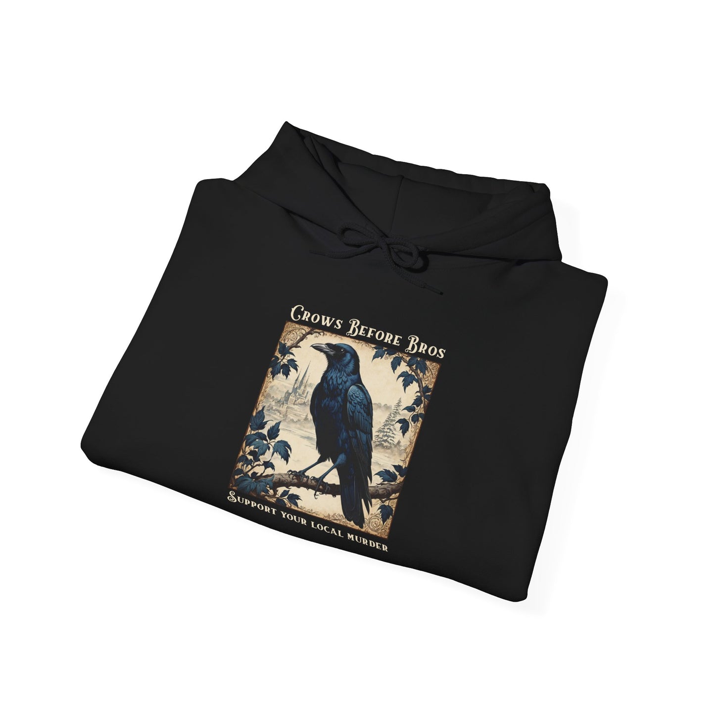 Crows Before Bros Unisex Heavy Blend™ Hooded Sweatshirt