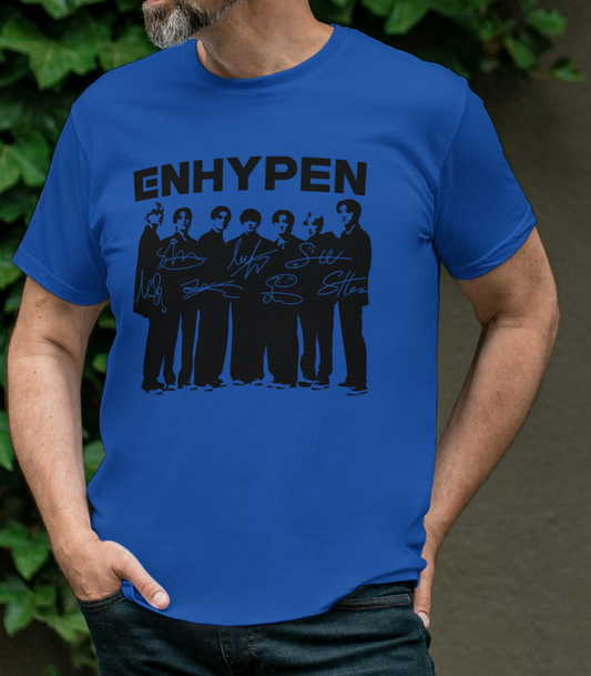 Enhypen With Signatures K-pop T-shirt