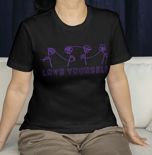 BTS Floral Love Yourself T-shirt