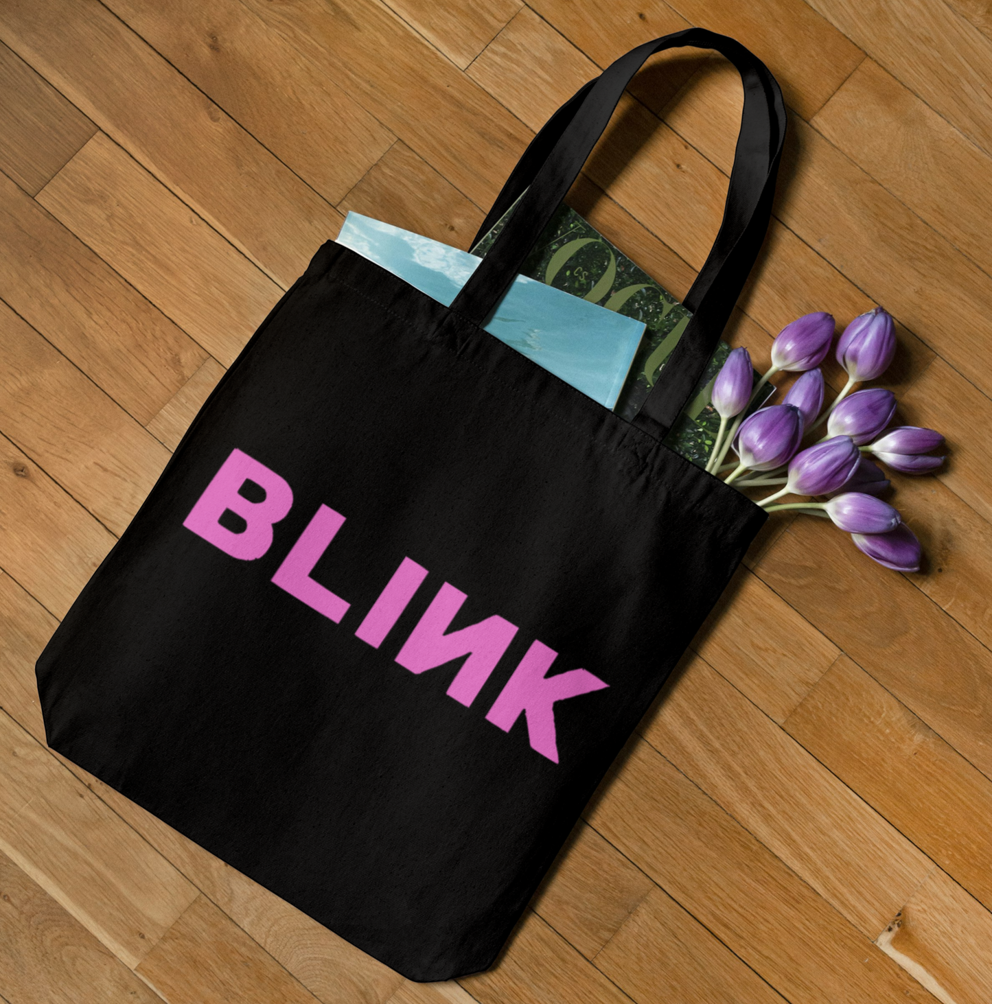 Black Pink-Blink Tote Bag