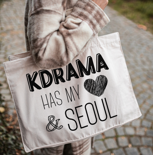 Korea Has My Heart & Seoul Tote Bag