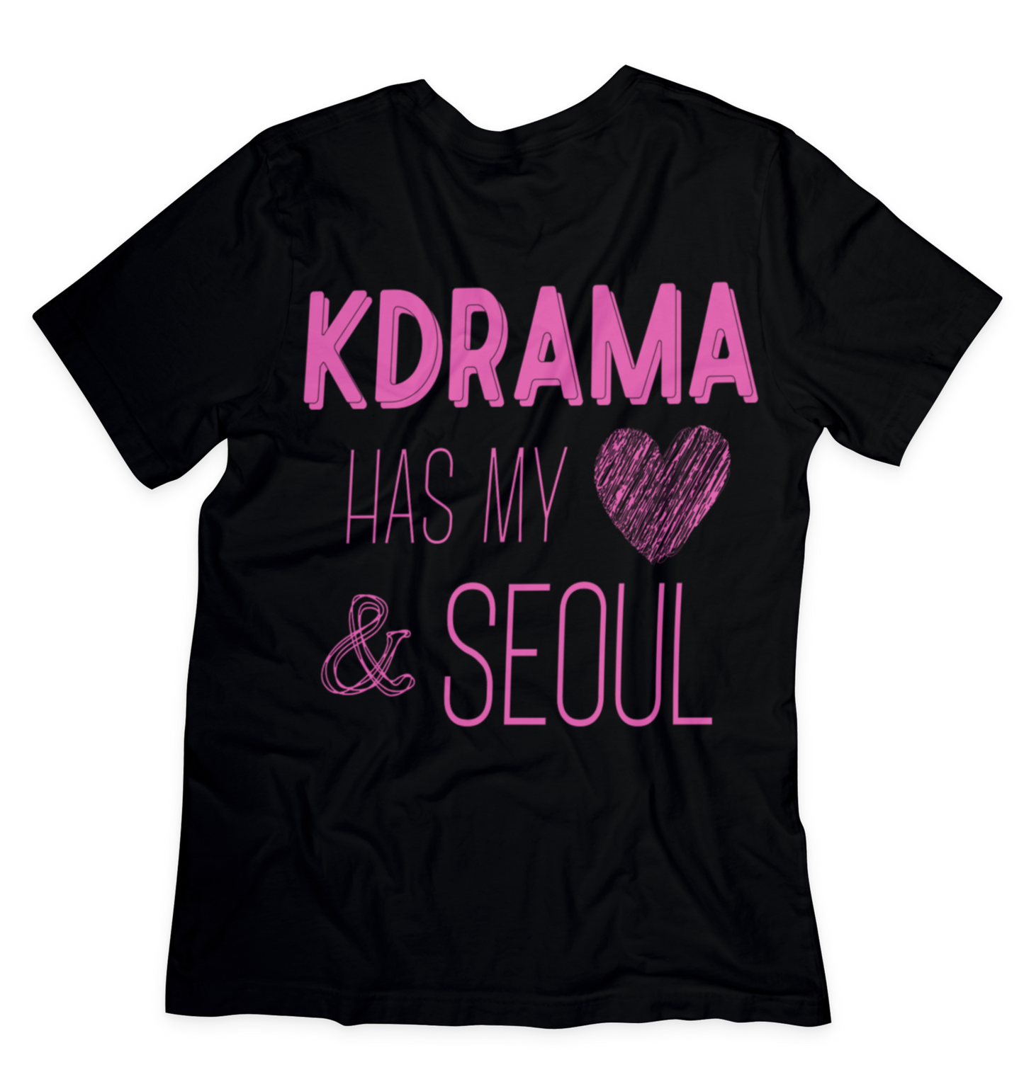 K-Drama Has My Heart & Seoul short sleeve shirt.