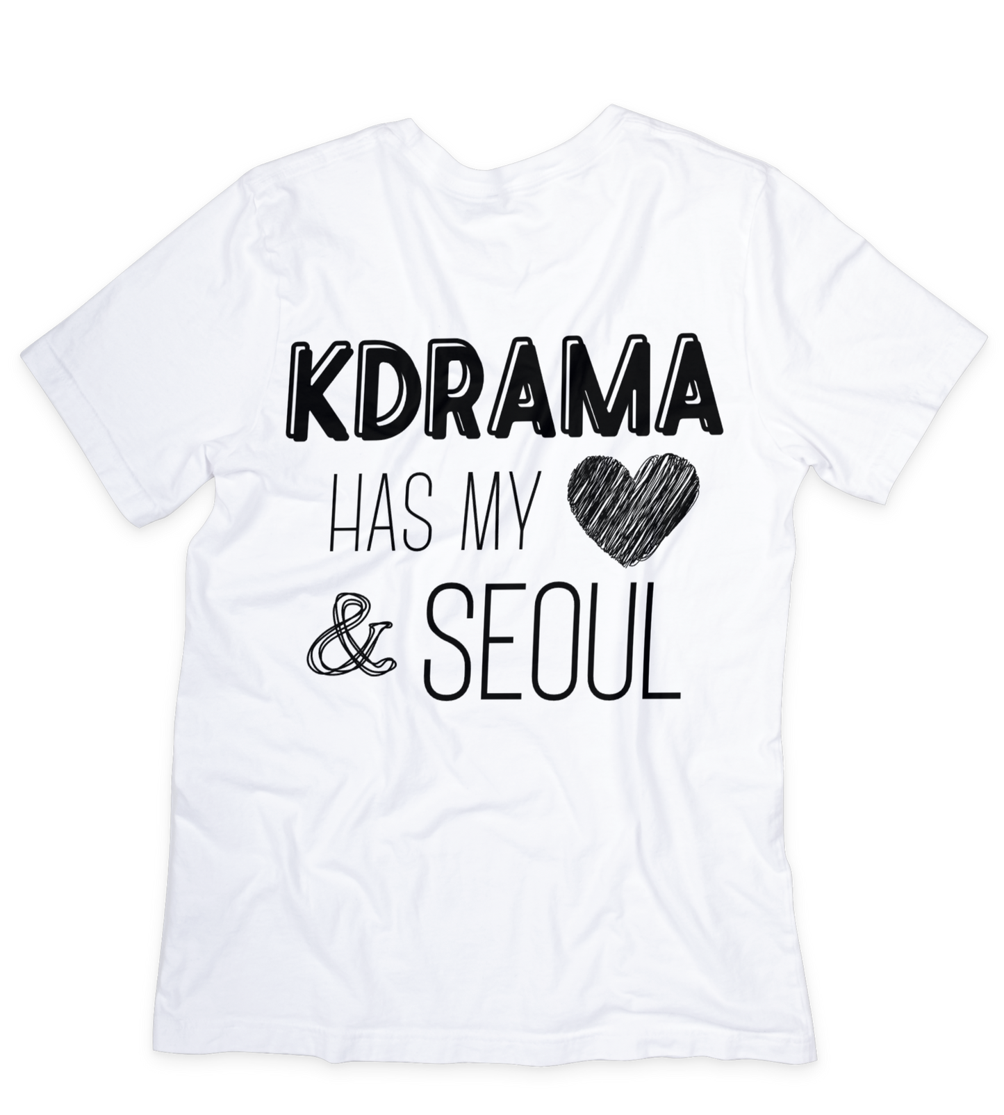 K-Drama Has My Heart & Seoul short sleeve shirt.