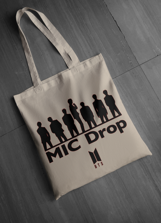 BTS Mic Drop Alone Tote Bag